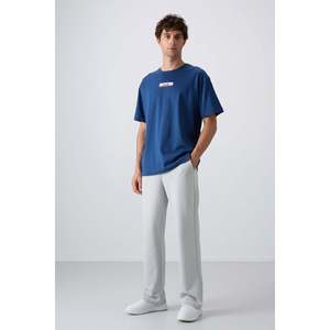 T-shirt pour homme imprimé, coupe ample, en coton épais et doux, 100% coton - 88359 - Parliament - Product Image 3