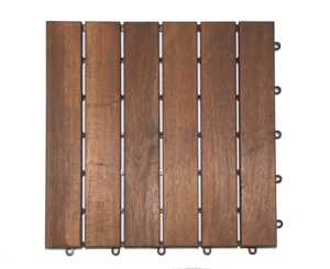 Baldosas de Madera de Acacia de Alta Calidad, Nuevas, 6 Listones, Baldosas de Madera de Acacia Enclavadas de Vietnam para Exteriores e Interiores - Product Image 1