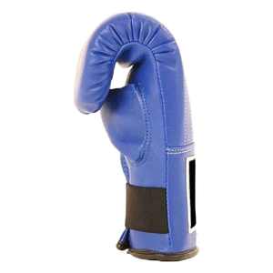 Couleur bleue d'utilisation légère de gants de boxe en cuir unisexes professionnels - Product Image 3