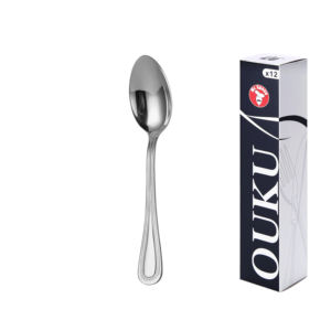 Mr. Spoon Serie Bola ช้อนขนมหวาน 175 มม. สแตนเลสสตีล 18/0 ทนต่อการกัดกร่อน ด้ามจับแบบโมโนบล็อก ใช้กับเครื่องล้างจานได้ - Product Image 1