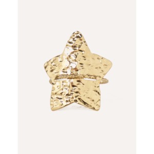 Anello alla moda in acciaio inossidabile dorato YXQ R79 - Product Image 1