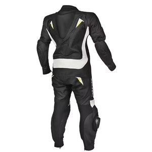 Combinaison de course en cuir pour moto, design personnalisé, respirante, imperméable, coupe-vent, anti-UV, séchage rapide, unisexe - Product Image 4