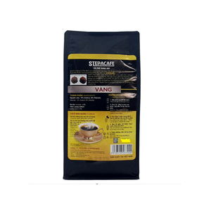 Savoureux robusta arabica mélangé marc de café torréfié fruité doux savoureux Steppacafe café torréfié et moulu or 250g - Product Image 5