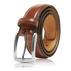 Cinturones de Cuero Genuino para Hombre de Alta Calidad ZARYOUN IMPEX, Correas Duraderas, Hebilla de Aleación con Logotipo Personalizado, Moda Casual - Product Image 2