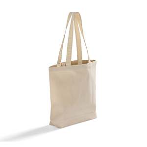 Cotton <b>Canvas</b> Gusset Tote Bag Reusable Durable Fashionable Design Shopping Grocery Carry Bag Custom Logo Promotional - Product Image 2