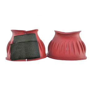 Botas de Protección para Caballos de Cuero Genuino Occidental, Duraderas y de Primera Calidad, con Doble Cierre y Diseño Acanalado para Protección en Equitación - Product Image 6