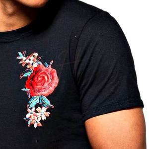 Camiseta de Hombre con Bordado, Material Duradero y a la Moda, Tela de Algodón Ligera, Camiseta con Bordado de Alta Calidad - Product Image 4