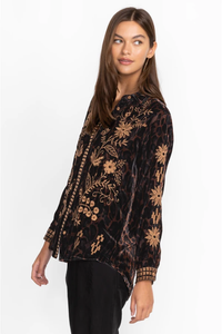 Vente en gros pulls en velours à col bénitier pour le travail en plein air pull-over femmes élégants hauts à manches longues chemise chemisiers - Product Image 2