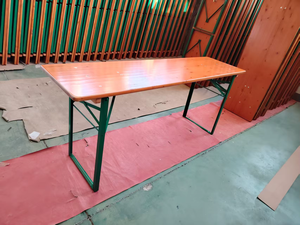 Banc de pique-nique pliable <span class=keywords><strong>couleur</strong></span> personnalisée pour <span class=keywords><strong>jardin</strong></span> en pin, ensemble <span class=keywords><strong>table</strong></span> et chaises en bois pour les événements - Product Image 5