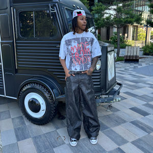 Camiseta de algodón de calidad premium para hombres y mujeres Camiseta con estampado DTG Camisetas de gran tamaño para hombres - Product Image 2