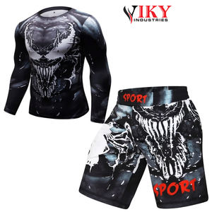 Rashguard de BJJ, Traje Deportivo de Compresión para Entrenamiento de Boxeo y Fitness, Buena Venta, Trajes de Muay Thai, Jiu-Jitsu y MMA de Viky Industries - Product Image 2