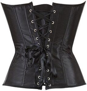 Corset en Satin bleu marine façonnage du corps Shapewear minceur taille formateur Bustier Lingerie pour femmes Sexy tenue de mode - Product Image 4