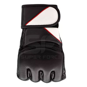 Cómodos guantes MMA con diseño de dedo abierto para artes marciales y entrenamiento físico Guantes MMA PU Premium - Product Image 4