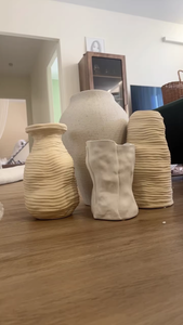 <span class=keywords><strong>Vase</strong></span> en céramique abstrait moderne d'art nordique Wabi-sabi <span class=keywords><strong>pour</strong></span> l'herbe de la <span class=keywords><strong>pampa</strong></span>, décoration irrégulière mate, <span class=keywords><strong>vase</strong></span> <span class=keywords><strong>beige</strong></span>, table, bureau, salon - Product Image 5