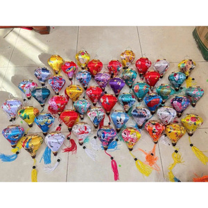 Colorful Hoi An <b>Lantern</b> Handmade Vietnamese Silk Hanging Lamp for Home Decor - Product Image 2