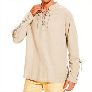 เสื้อเชิ้ตของผู้ชายเสื้อระบายอากาศแบบลำลองเสื้อเชิ้ตผ้าฝ้าย100% คุณภาพสูง - Product Image 6