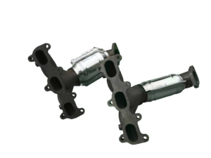 Convertisseur catalytique à haut débit de tuyaux d'échappement de voiture de la meilleure valeur d'usine avec le platine pour l'ancien modèle de Hyundai Santa Fe 2.7L - Product Image 5