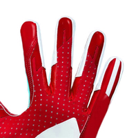 Guantes de fútbol americano ligeros Unisex profesionales con impresión Digital completa Características transpirables Guantes de fútbol americano