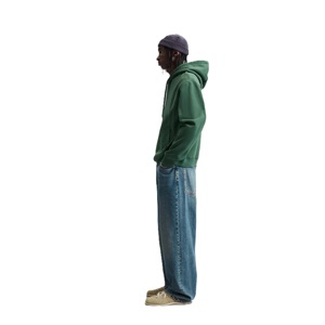 Nueva Sudadera con Capucha de Manga Larga para Hombre, Estilo Urbano, Corte Regular, 420g, 100% Algodón, Forro Polar Sólido, Cálida para Otoño e Invierno, para Actividades al Aire Libre - Product Image 3