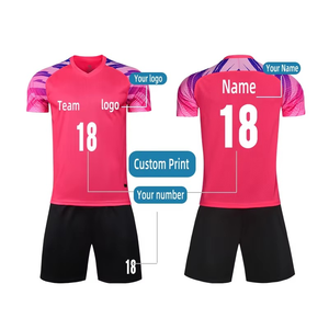 2024 Custom Quick-Drying Football Jersey Multi-Color Breathable Soccer Wear - Product Image 1