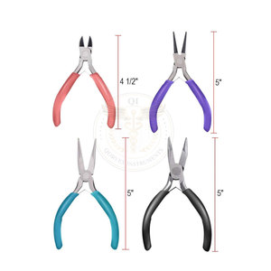Beginner Friendly Stainless Steel Jewelry Making Kit <b>Pliers</b> Beading Tools Easy Use Starter <b>Set</b> for DIY Jewelry Design Repair - Product Image 4