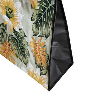 Bolsas de compras de lona tejidas PP con patrón de logotipo personalizado con asas de algodón, regalos de Halloween para mujeres hechos en Vietnam - Product Image 3