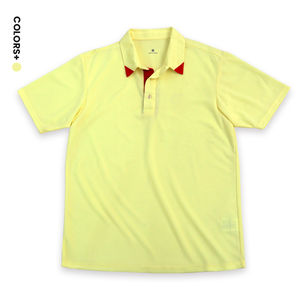 Camisa Polo personalizada que absorbe la humedad para hombre con cuello de contraste de tela transpirable para uniformes de trabajo o equipo - Product Image 1