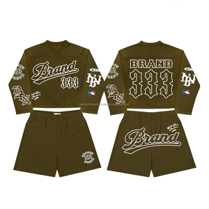 Ensemble T-shirt et short personnalisable avec logo 2026 – Ensemble d'été deux pièces pour homme et femme - Product Image 2