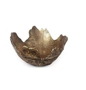 Cuenco de lujo para platos, artesanías de Metal, venta al por mayor, cuenco de frutas personalizado, dátiles de Chocolate, caramelos, plato dorado, cuencos de Metal, centro de mesa - Product Image 1