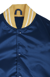 Veste de baseball en satin de haute qualité, faite à la main, pour lycée, hiver, extérieur, streetwear, université, pour hommes - Product Image 5