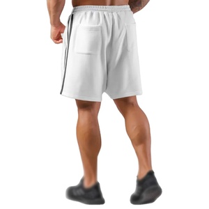 Premium <b>Board</b> Shorts Front Logo Side Stripes Pockets Waterproof Breathable Cotton Custom Workout Running Men's Shorts - Product Image 3