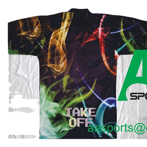 T-shirt décontracté pour hommes en jersey d'élasthanne en coton T-shirt à manches longues avec broderie personnalisée et teinture par immersion T-shirt imprimé de vraies photos avec le dernier logo - Product Image 1