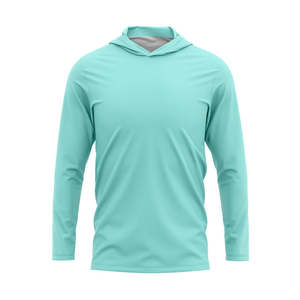 Ropa Deportiva con Capucha para Pesca, Unisex, Transpirable, con Protección Solar UPF50, Manga Larga, Diseño de Logotipo Personalizado en Color Sólido, Poliéster - Product Image 4