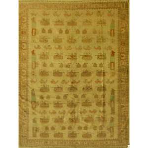 พรมปั๊กซาวาร์และโคตันทอมือถักแบบพิเศษ ขนาด 9'8 x 6'4 รุ่น Pes_Kho_199 - Product Image 1