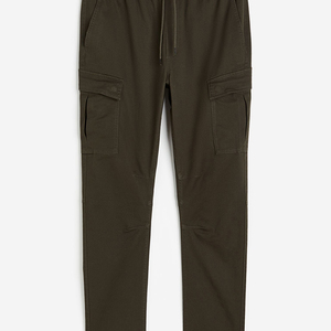 Pantalones de chándal informales ajustados para hombre, logotipo de gimnasio personalizado, patrón recto bordado, cintura media, varios colores en poliéster - Product Image 6