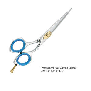 Ciseaux de coiffure professionnels pour salon, droits, pour droitiers, en acier inoxydable, ultra-affûtés, personnalisables, de haute qualité, non pliables, pour cheveux - Product Image 5