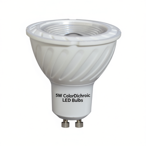 5W Color Dichroic <b>LED</b> Bulbs - Product Image 2