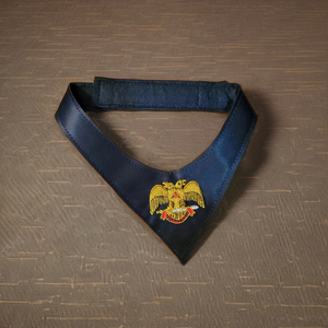 Cravates de qualité supérieure brodées et respirantes, Rite écossais 33ème Degré, Ailes, Régalia maçonnique, Cravates de franc-maçon, Régalia maçonnique - Product Image 1