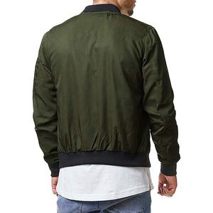 Chaquetas de Hombre de Alta Calidad con Logotipo Personalizado, Chaquetas Bomber Ligeras con Puños Acanalados, Cortavientos Delgadas, Casuales y a la Moda - Product Image 3