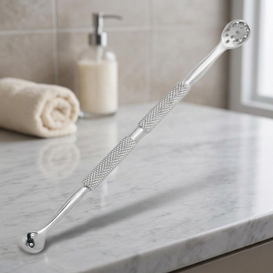 Extractor de Acné Profesional de Acero Inoxidable de Doble Punta, Removedor de Puntos Negros, Cuchara para Espinillas, Herramienta Profesional para el Cuidado Facial - Product Image 2