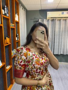 VESTIDO DE COLECCIÓN DE VESTIDO DE BODA PRESENTE TELA ESTAMPADA DE SEDA DOLA PESADA SUAVE CON INTERIOR COMPLETO - Product Image 4