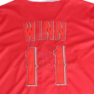 New Arrival Custom Name Printed Breathable Summer Short Sleeve 100% Polyester Baseball Jersey <b>Best</b> Price - Product Image 5