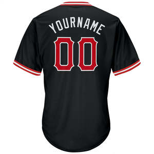 OEM personalizado 100% poliéster béisbol V Jerseys Venta caliente de talla grande sublimación bordado Logo uniformes transpirable 3D diseño - Product Image 5