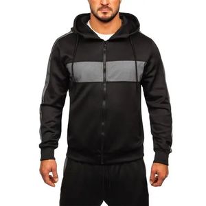 High Quality Tracksuit <b>Set</b> Hoodie <b>Joggers</b> Cotton Fleece Casual Sportswear Custom Design OEM Manufacturer Sweatsuits Tracksuits - Product Image 4