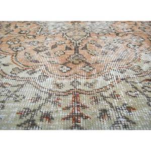 Tapis en laine noué à la main doré vintage, grand format, Pae-1833, motifs rectangulaires abstraits à médaillon, pour la maison, le salon et la chambre à coucher - Product Image 3