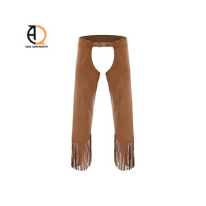 Chaps de cheval de style occidental sur mesure pour hommes et femmes, vêtements d'équitation avec ceinture et sangles de jambe réglables - Product Image 6