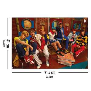 Affiche moderne pour fans de BTS pour décoration murale - Product Image 2