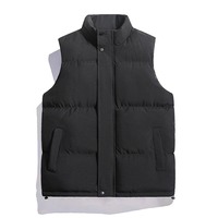 Haute qualité hommes sans manches doudoune léger matelassé gilet chaud hiver body chaud mode extérieur Streetwear