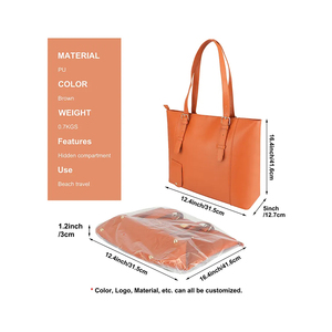 Sac fourre-tout de luxe 2025 sac à main en cuir PU avec logo personnalisé pour femmes fabricant OEM - Product Image 4