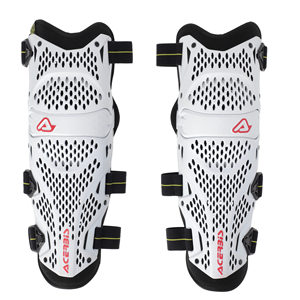 Genouillères Acerbis IMPACT PRO en polyester pour moto et sports, avec fonction de sécurité et de rééducation - Product Image 1